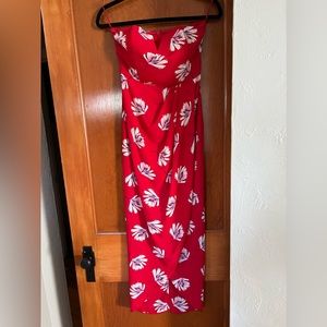 Strapless Tropical Express Dress